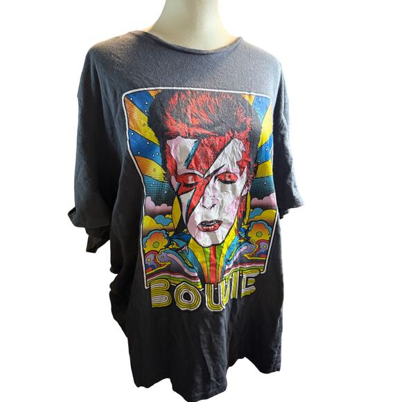 Old Navy David Bowie Ziggy Stardust Graphic Tee, Vintage Style Pop Art, 3XL - Picture 3 of 5